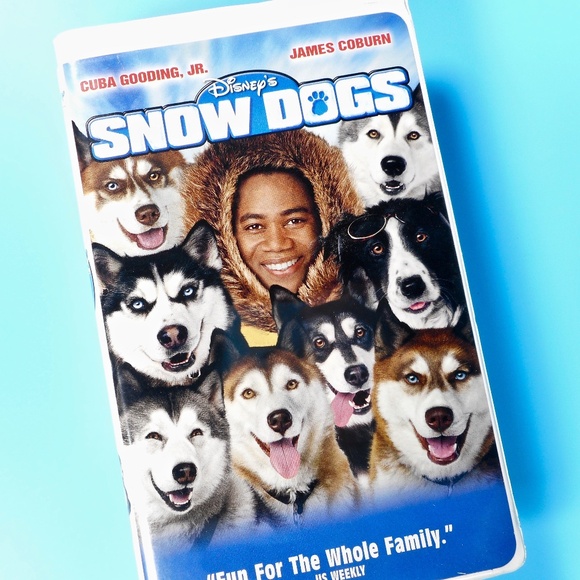 Disney Snow Dogs Movie VHS Video Tape Clam Shell 26507 Cuba Gooding Jr Husky - Picture 1 of 6